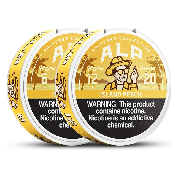 ALP Nicotine Pouches - 6mg Island Peach