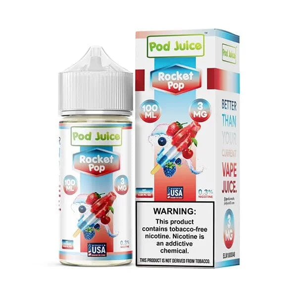 Pod Juice 100mL - Rocket Pop 3mg