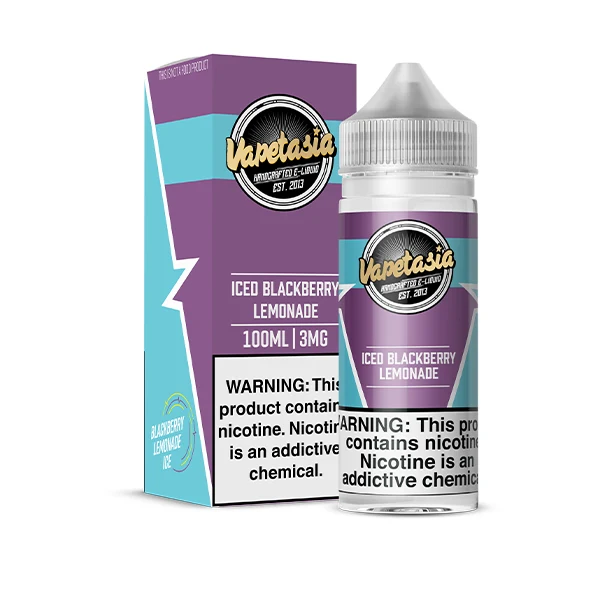 Vapetasia 100ml - Blackberry Lemonade ICED 3mg