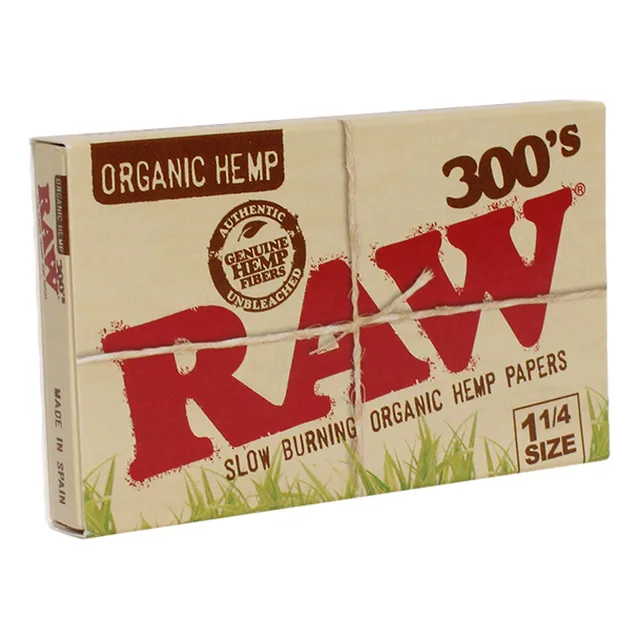 Raw - Paper 300s Organic Hemp 1 1/4 40ct