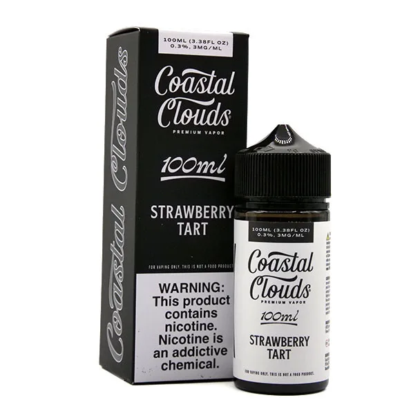 Coastal Clouds 100mL - Strawberry Tart 3mg