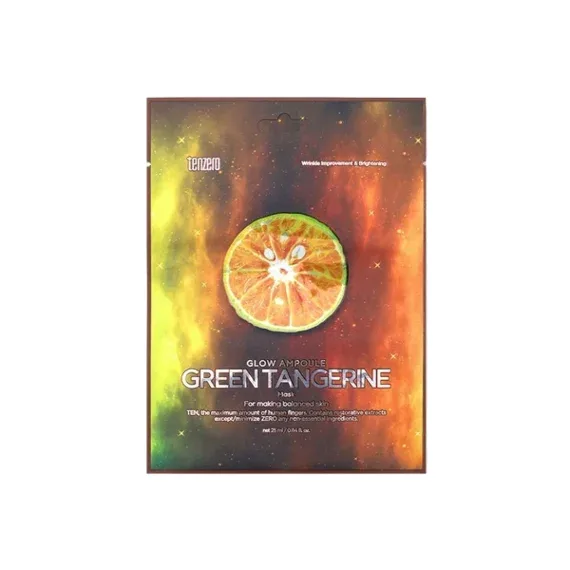 Tenzero - Glow Ampoule Green Tangerine Mask