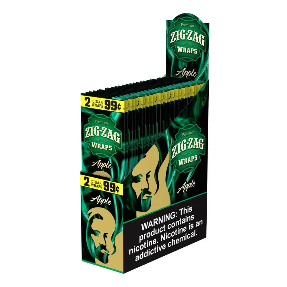 Zig Zag Cigar Wraps - Apple