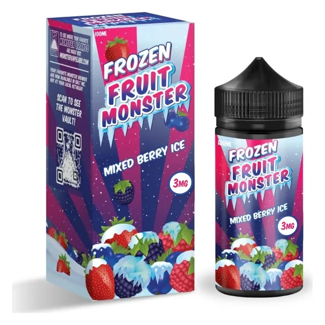 Monster Vape Labs 100mL - Frozen Fruit Monster Mixed Berry Ice 3mg