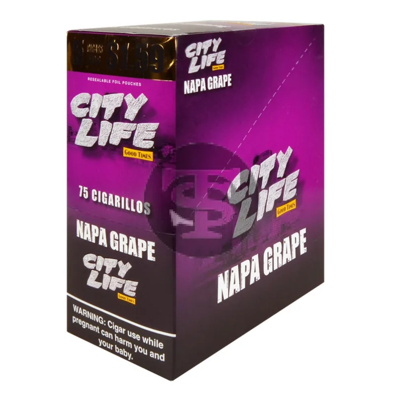 City Life Cigarillos 5 for $1.59 - Napa Grape