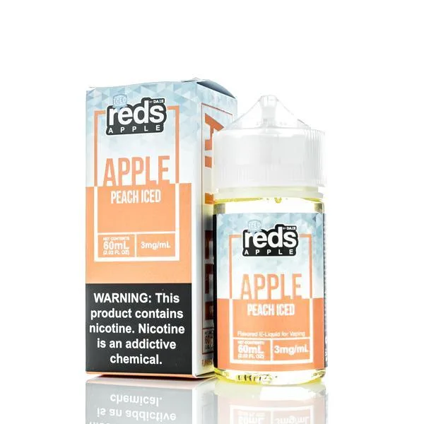 Daze Reds 100mL - Peach ICED 3mg