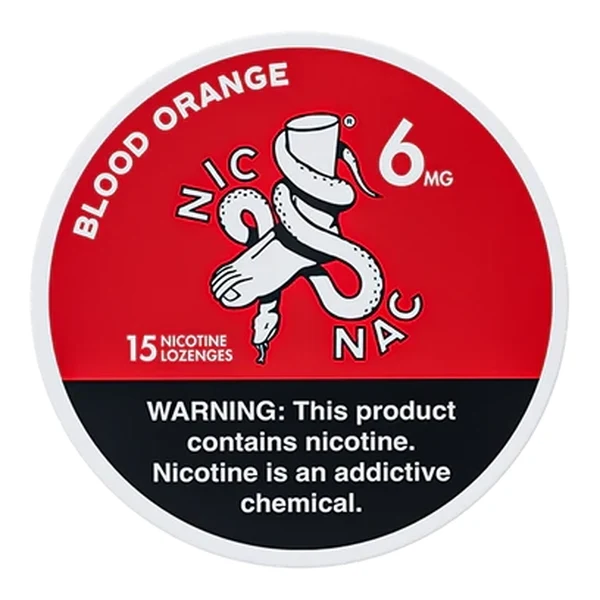 Nic Nac Naturals Nic Nac Lozenges 6mg — Blood Orange