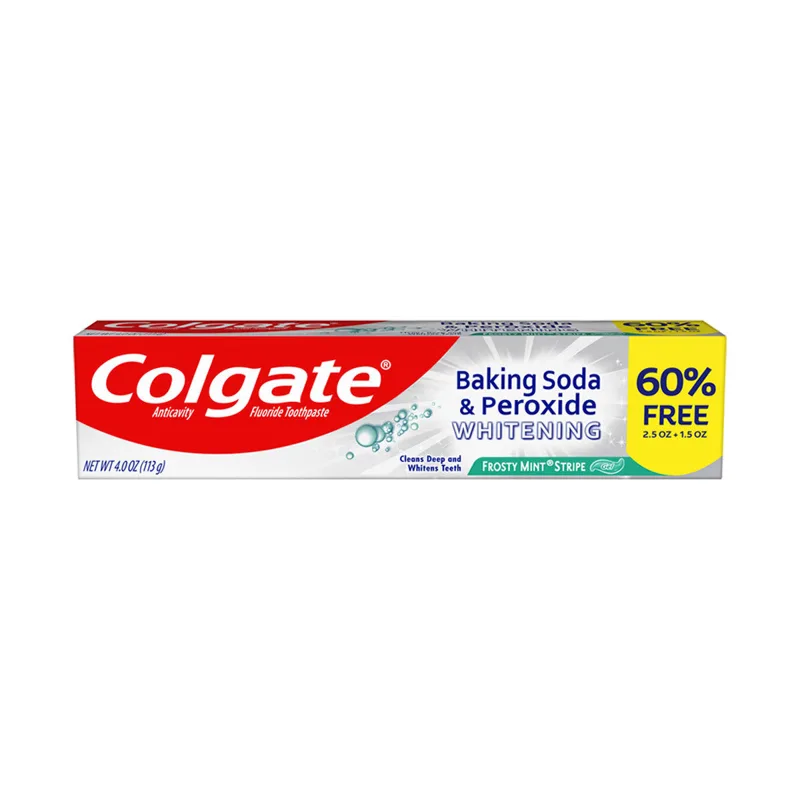 Colgate Toothpaste 60% Free Baking Soda & Peroxide 2.5oz