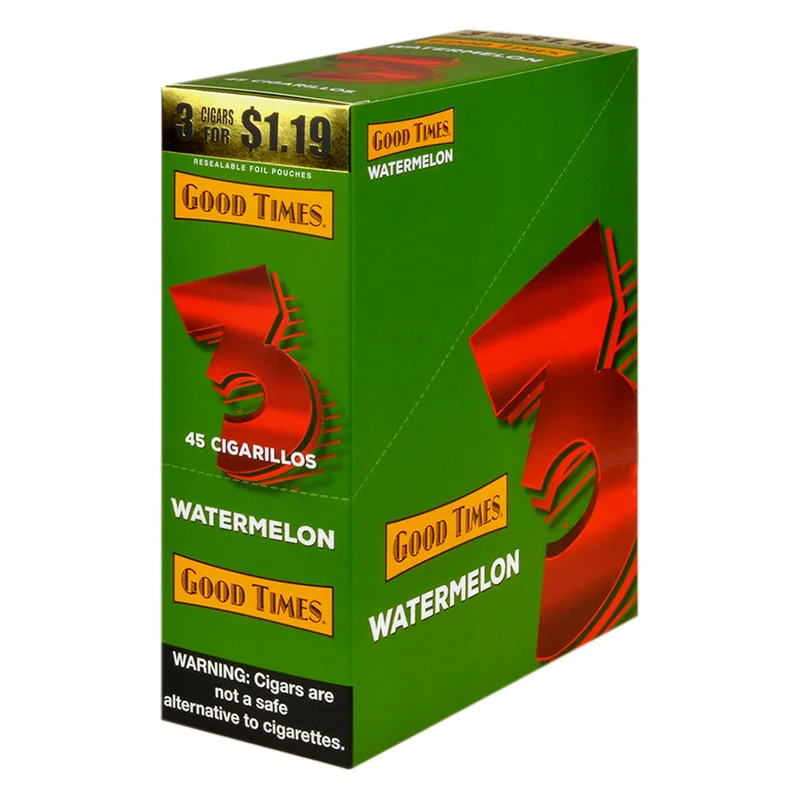 Good Times 45 Cigarillos 3 for $1.19 - Watermelon