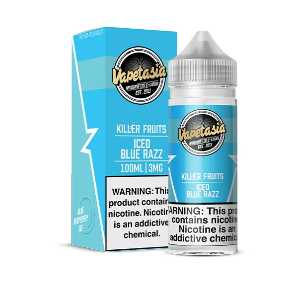 Vapetasia 100ml - Blue Razz ICED 3mg