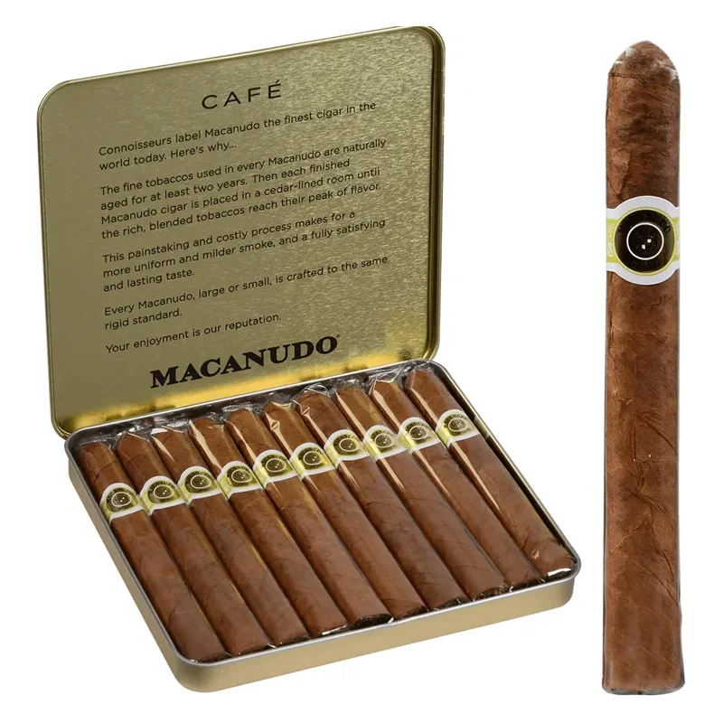 Macanudo Macanudo Café · Tins & Packs — Ascots · 10/5 tins