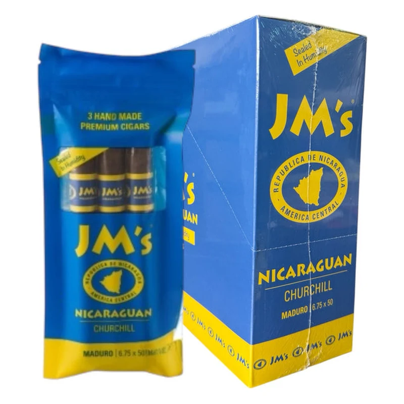 JM's Cigars JM's Nicaraguan · Churchill 3-Packs — Churchill Sumatra · 3-Pack