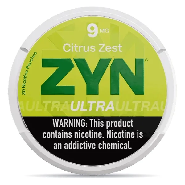 ZYN Ultra Pouch - Citrus Zest 9mg