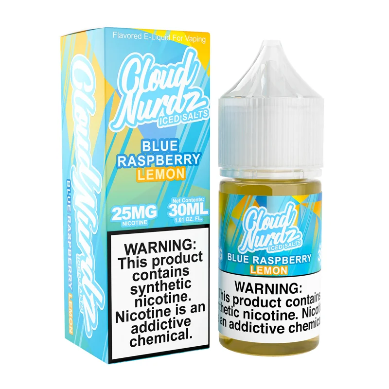 Cloud Nurdz 30ml - Blue Raspberry Lemon ICED 25mg