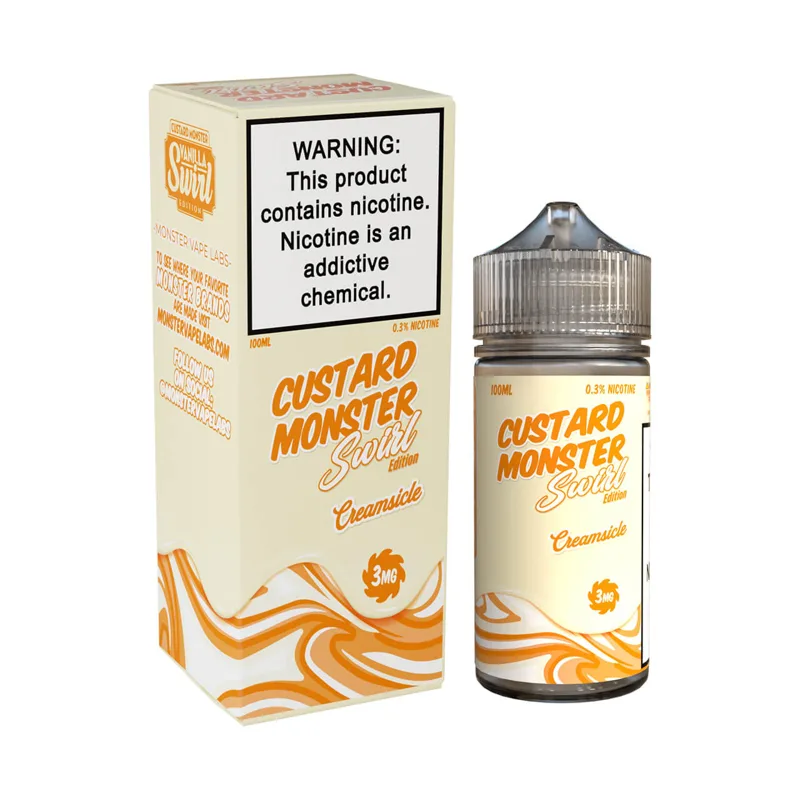 Monster Vape Labs 100mL - Custard Monster Creamsicle 3mg