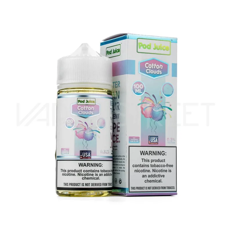 Pod Juice 100mL - Cotton Clouds 6MG