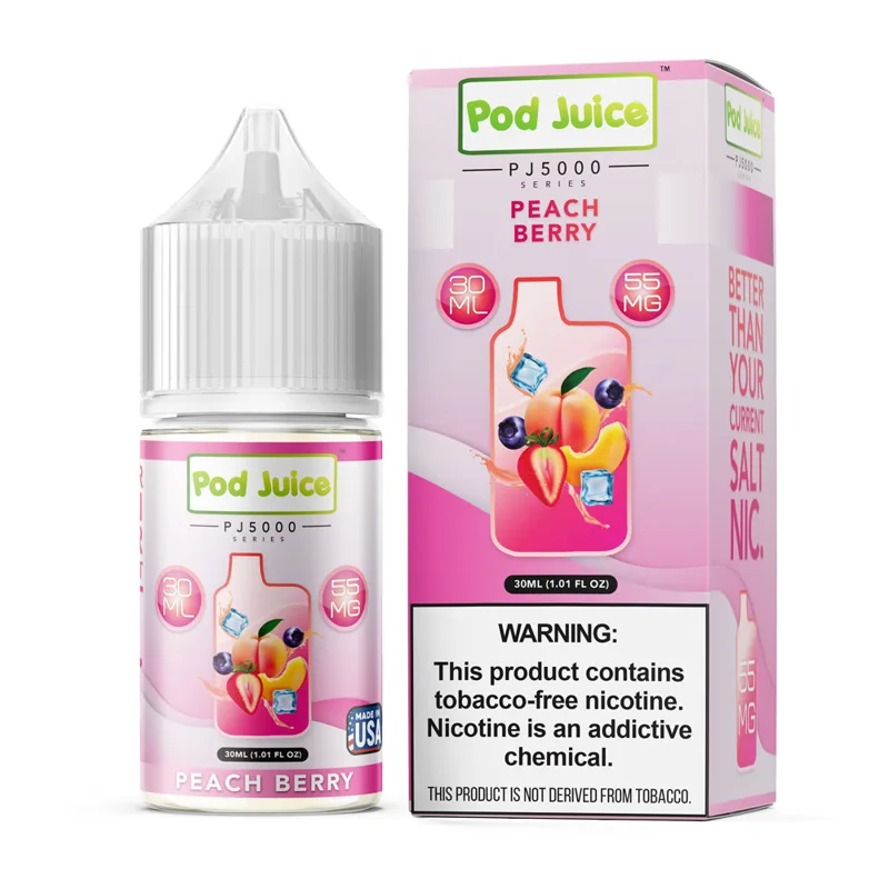 Pod Juice Bar Edition 30mL - Peach Berry 35mg