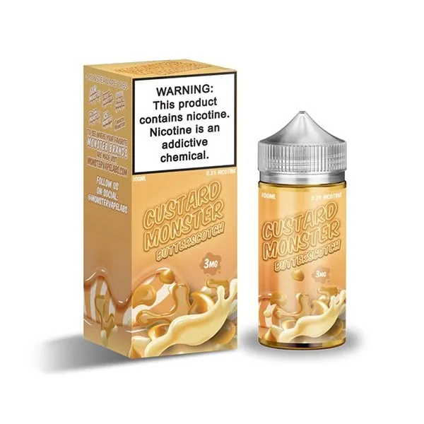 Monster Vape Labs 100mL - Custard Monster Butterscotch 3mg