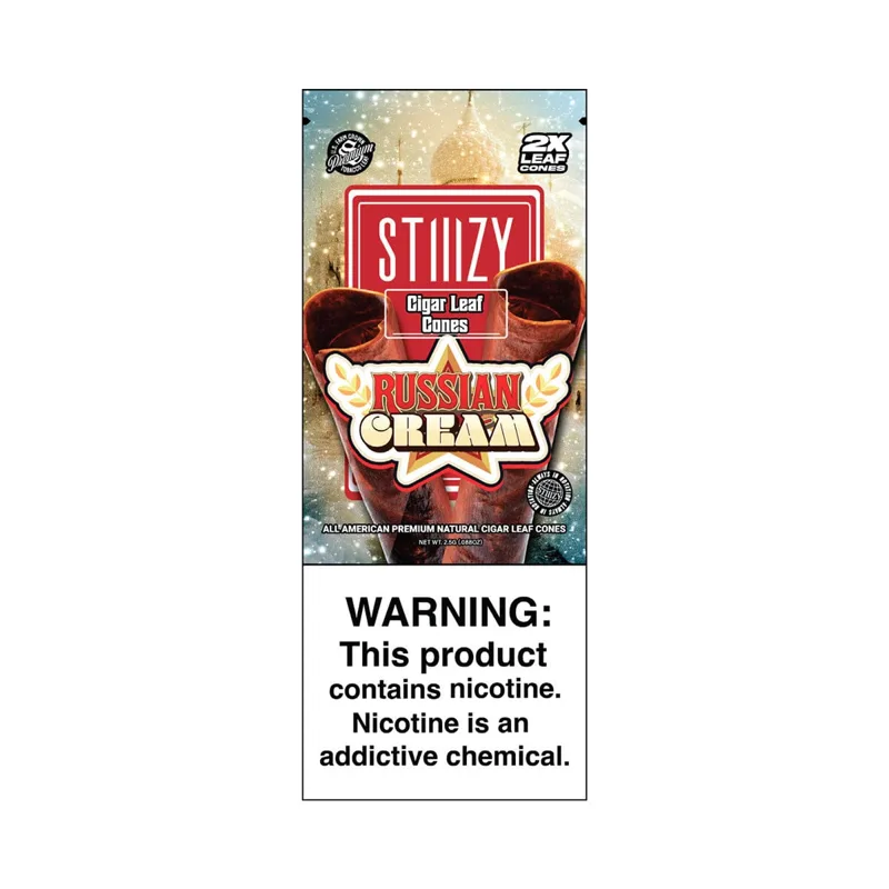 Stiiizy Cigar Leaf Cones - Russian Cream