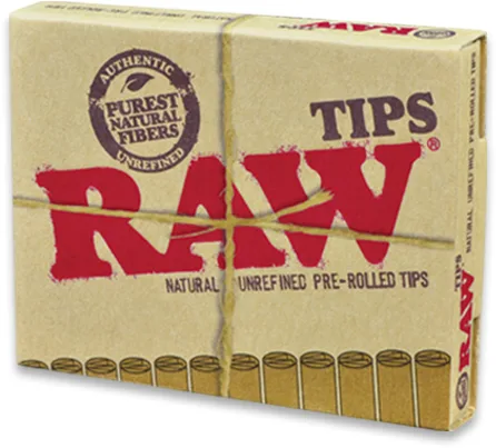 Raw - Tips Pre-Rolled 20CT