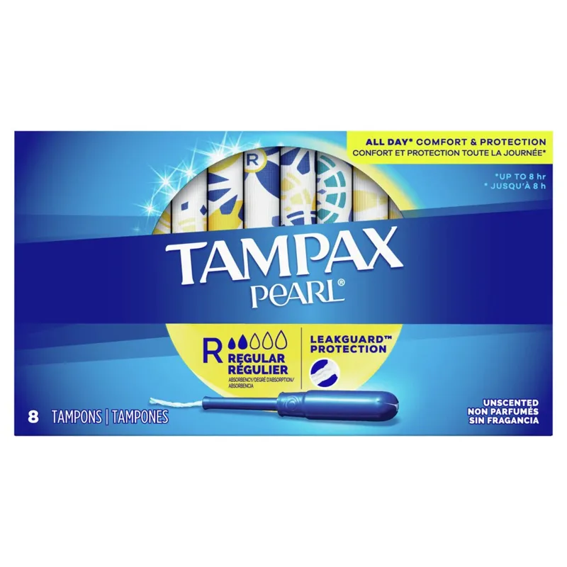 Tampax - Pearl 8CT Unscented Regular