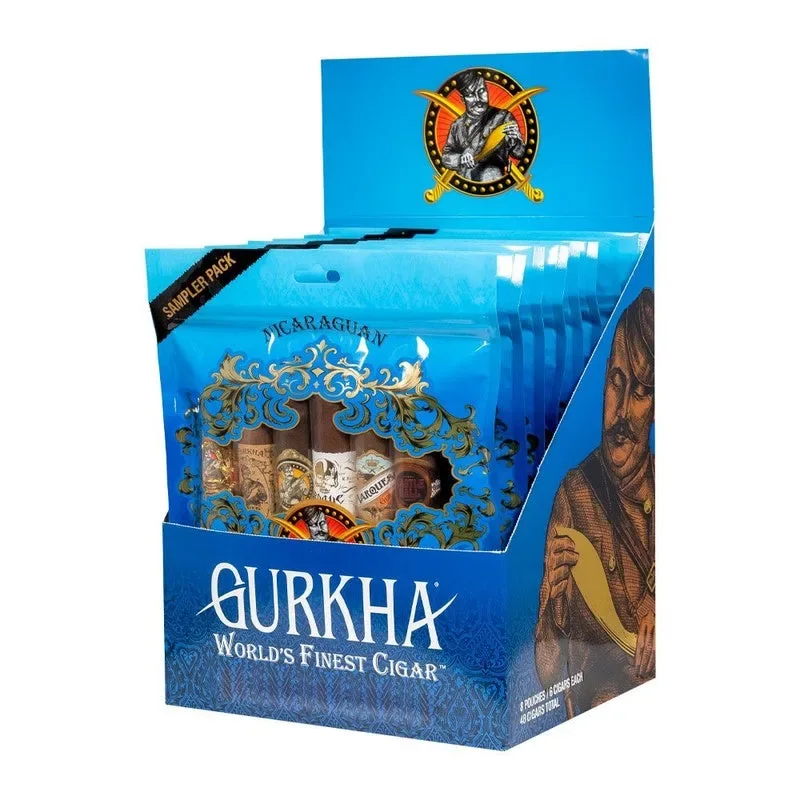 Gurkha - Nic Blue Box - 8 Baggies Inc