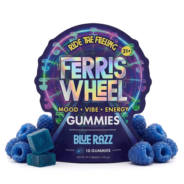 Ferris Wheel Daily Mood Kanna Gummies — Blue Razz