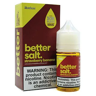 Vapetasia Better Salts 30ml - Strawberry Banana 50mg