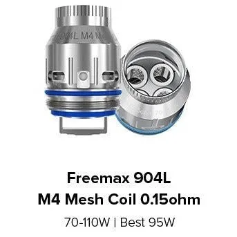 Freemax - 904L M4 Coil - 0.15ohm