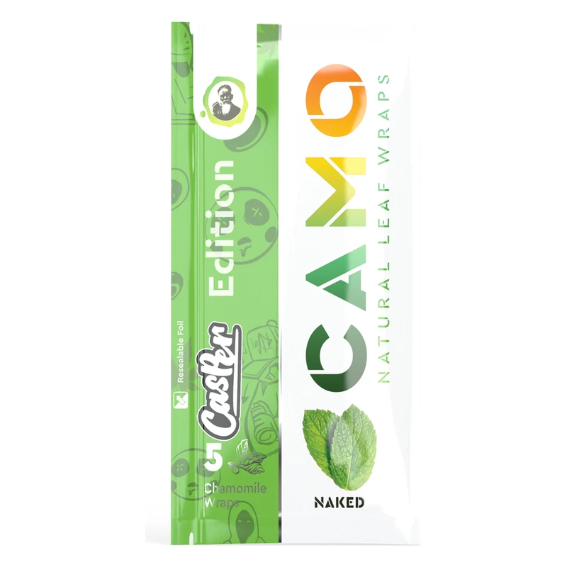 Camo Natural Leaf Wraps Camo Casper Edition Wraps · 25 ct — Naked