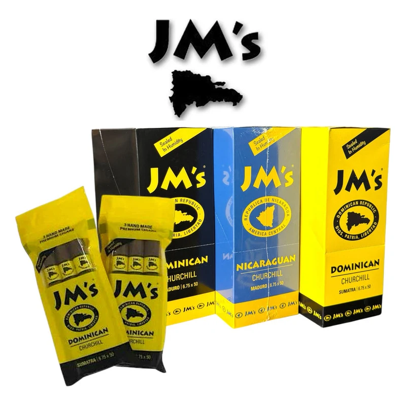 JM'S Dominican - Churchill Connecticut 3 Packs