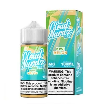Cloud Nurdz 100mL - Kiwi Melon ICED 6mg