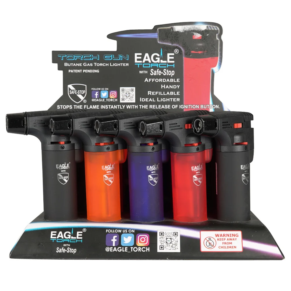 Eagle Torch Eagle 4" Torch Guns · 15 per display — PT101U · Soft Touch