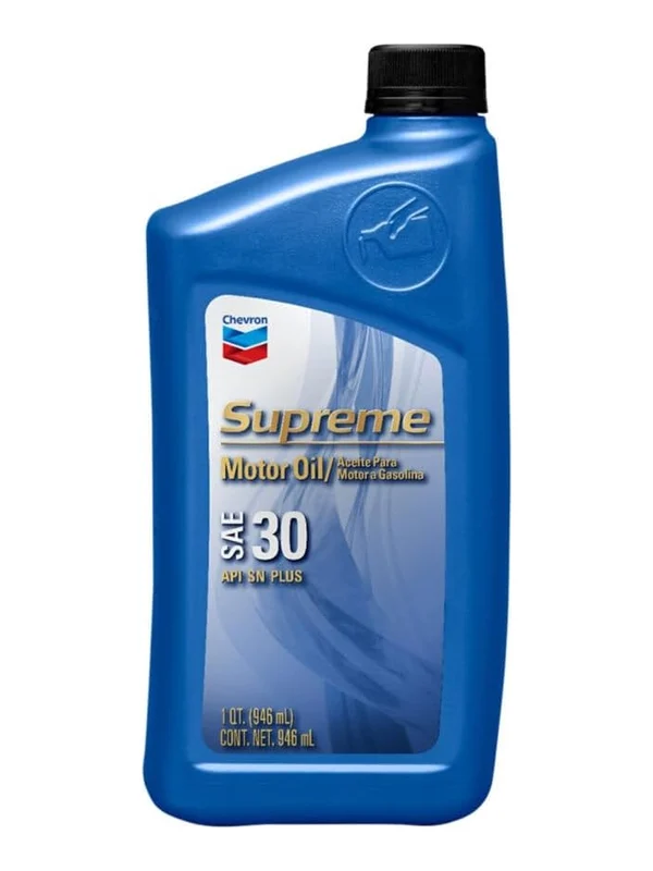 Chevron - Supreme Motor Oil 1qt 6pk - SAE 30