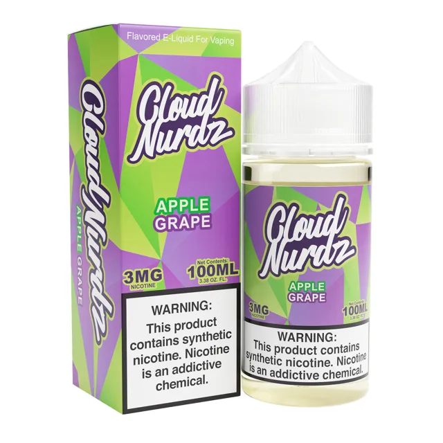 Cloud Nurdz 100mL - Grape Apple 3mg