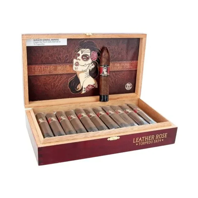 Deadwood Tobacco - Leather Rose Torpedo 5x54 24ct