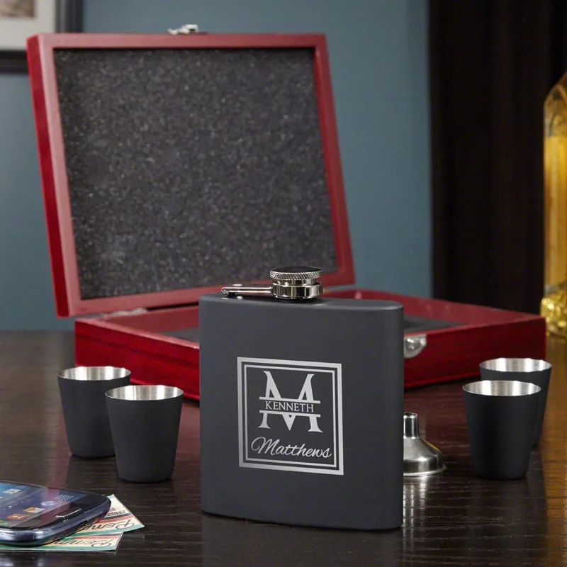 Shot Glass Flask 6CT