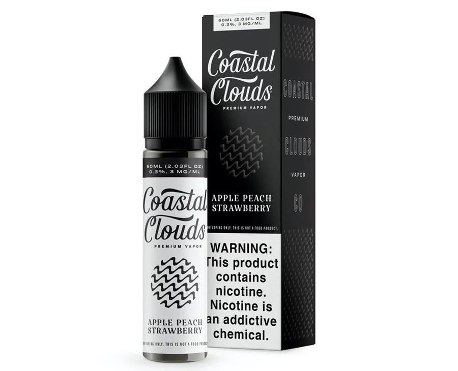Coastal Clouds 30mL - Apple Peach Strawberry 35mg