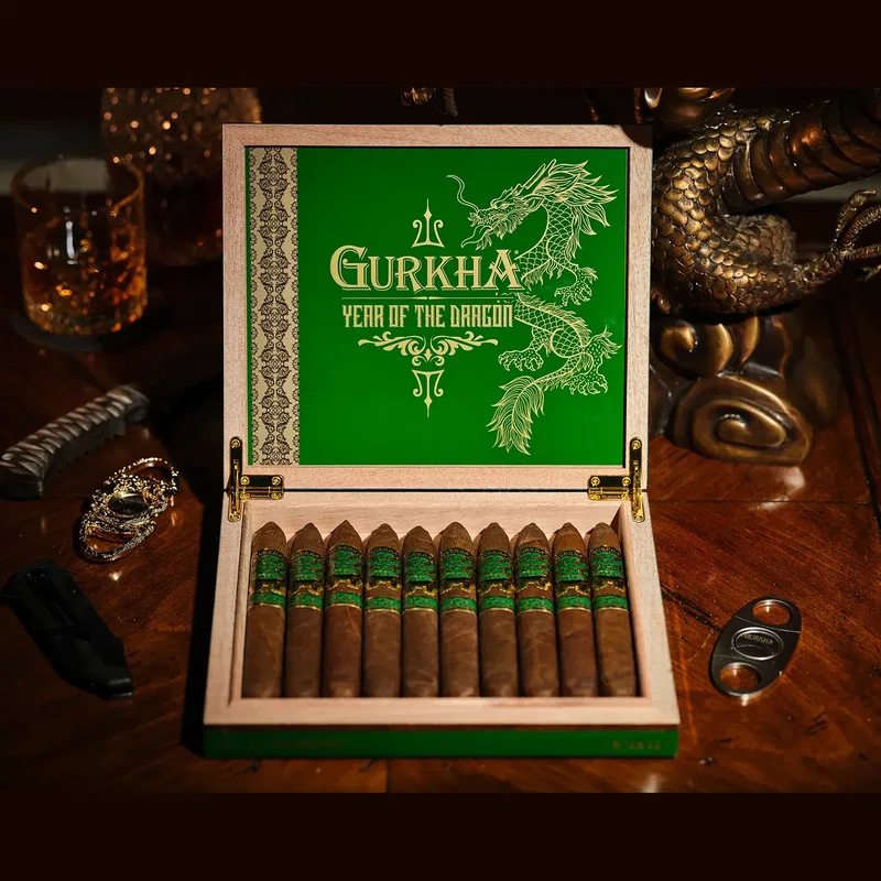 Gurkha Year of the Dragon — By AJ Fernandez · 10 Cigars