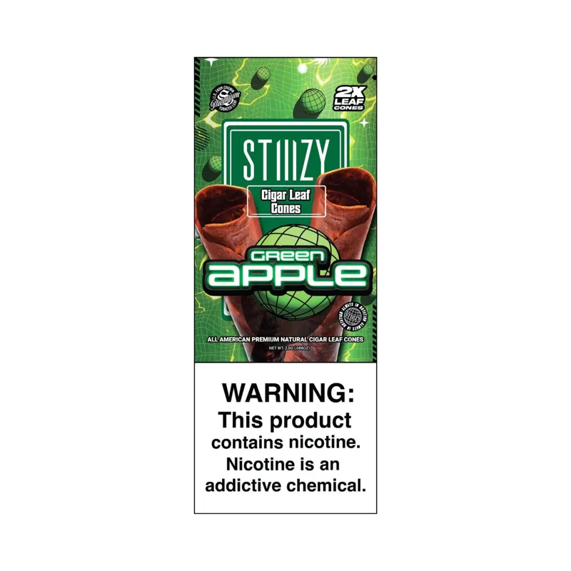 Stiiizy Cigar Leaf Cones - Green Apple