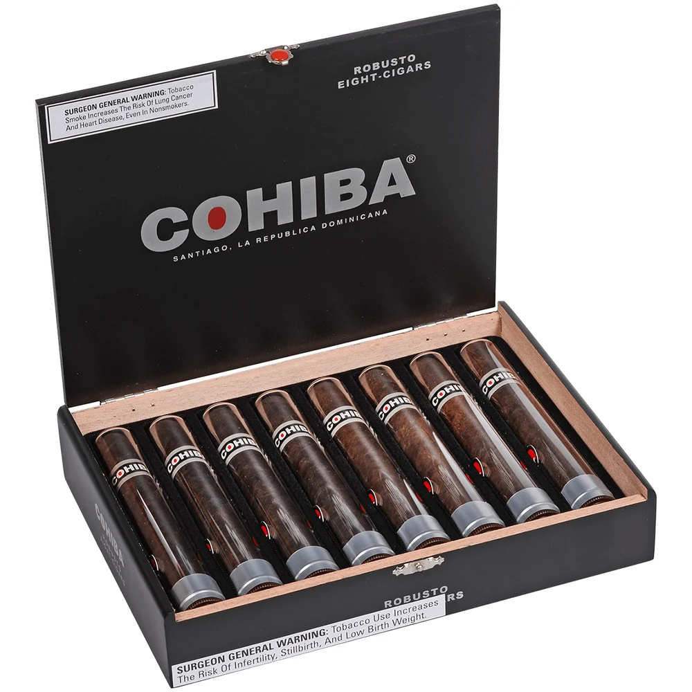 Cohiba Cohiba Black — Robusto · 5½ x 50 · 8 Crystal Tubes