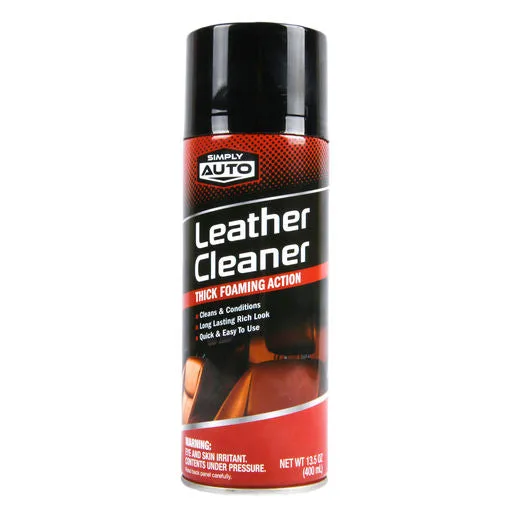 Simply Auto Leather Cleaner - Foam Spray 13.5oz