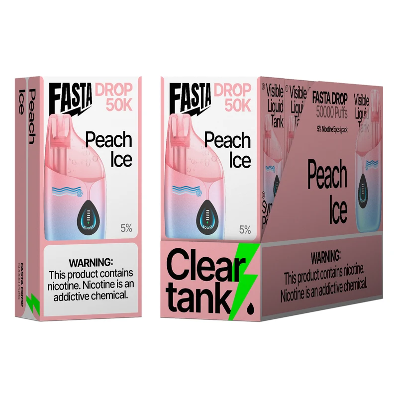 Fasta Drop 50K - Peach Ice