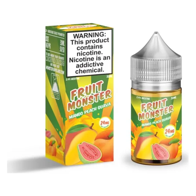 Monster Vape Labs 30mL - Fruit Monster Mango Peach Guava 24mg
