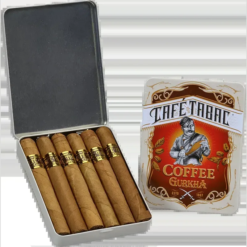 Gurkha - Cafe Tabac Coffee Robusto 25 Cigars