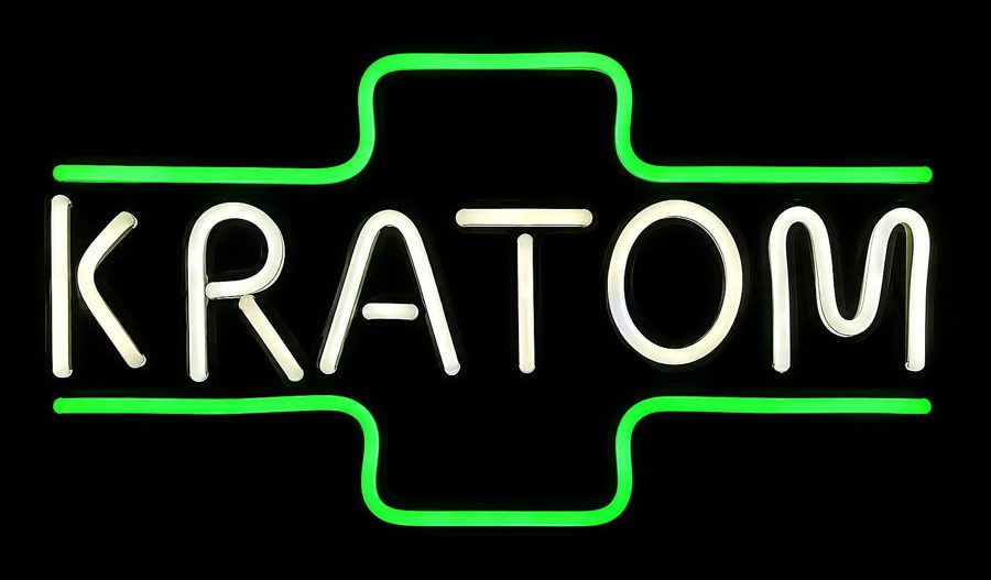 Kratom Plus LED Sign