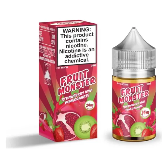 Monster Vape Labs 30mL - Fruit Monster Strawberry Kiwi Pomegranate 24mg