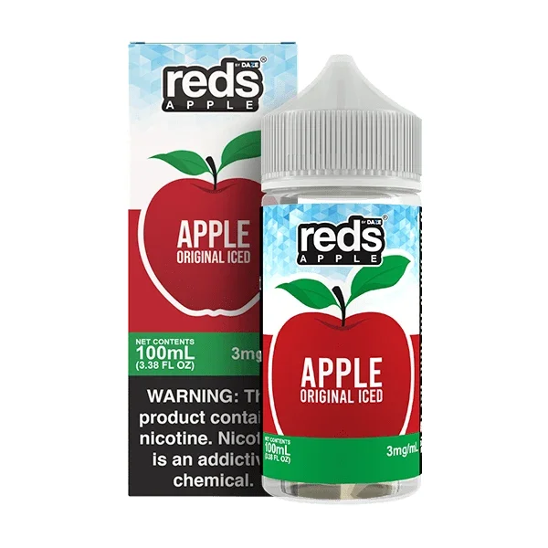 7 Daze Reds ICED 100mL — Apple Original ICED
