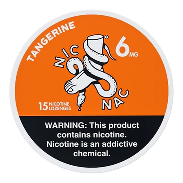 Nic Nac Natural Mints - 15ct Tangerine 6mg