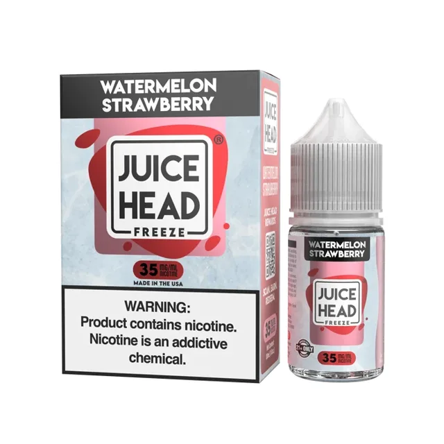 Juice Head Freeze Salts 30mL — Watermelon Strawberry